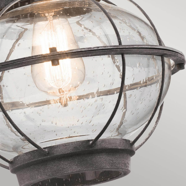 Elewacyjna lampa latarnia Bridge Point KL-BRIDGEPOINT-L IP44 cyna