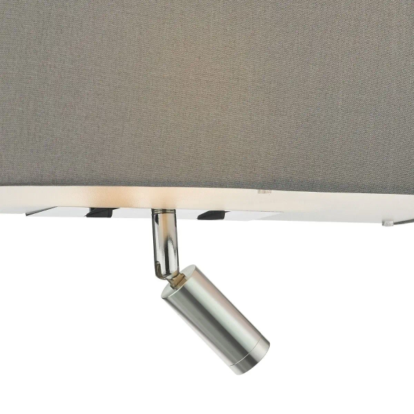 Ścienna lampa do czytania Ronda RON7139L LED 2W 4000K do sypialni szary