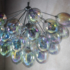 Designerska lampa wisząca Infinity 76450 Endon bubbles kolorowa chrom