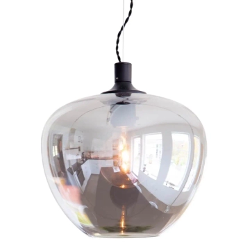 Lampa wisząca szklana Bellissimo 4200570-4505 do jadalni przydymiona