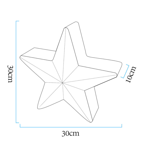 Stojąca lampa ogrodowa Star ES-CR041 Step LED 5W RGBW IP65 gwiazda biała