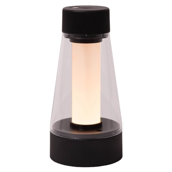 Lampka nocna stożek Lorali 45500/01/30 LED 1,2W 3000K przezroczysta czarna