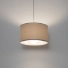 Lampa abażurowa wisząca CEDRO 11664 do salonu beżowa