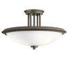 Lampa przysufitowa KL-DREYFUS-SFOZ do korytarza biała brąz