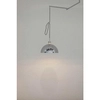 Lampa wisząca z kloszem ROTA 360 JD8998 srebrna chrom