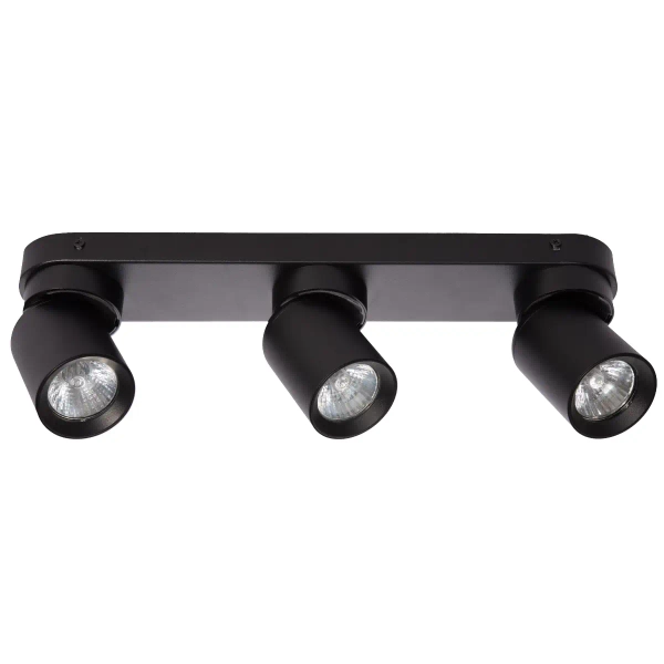 Sufitowa potrójna lampa Pointa LP-6398/3WS BK na belce czarny