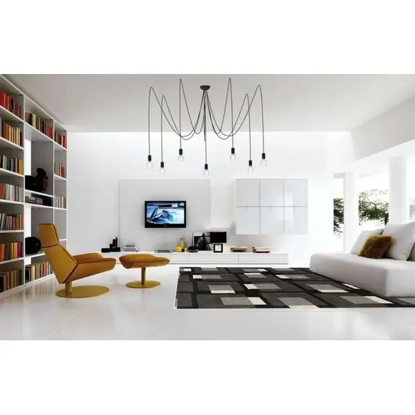 Industrialna LAMPA wisząca SPIDER 6788 Nowodvorski zwis OPRAWKA kable przewody pająk czarny