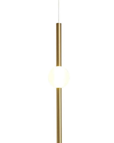 Wisząca lampa z kulą O-line ST-1689S Step LED 10W 3000K sopel mosiądz