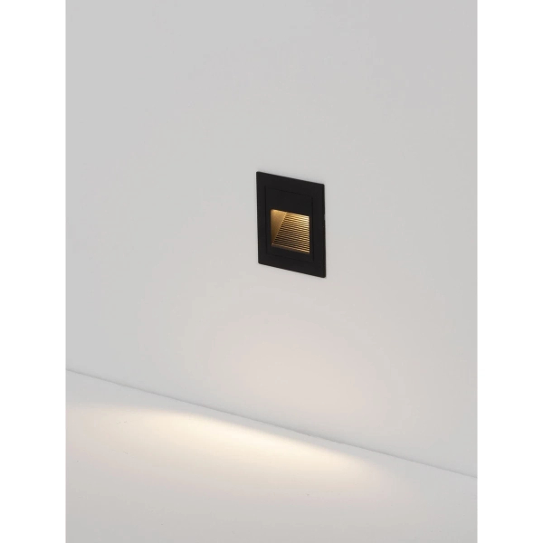 Elewacyjna lampa wpust NORVEZO LE75323 LED 3W 3000K IP65 biała czarna