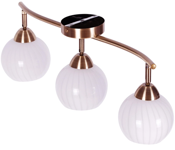 Sufitowa lampa ruchoma Atria K-C9530A/3 patyna biała