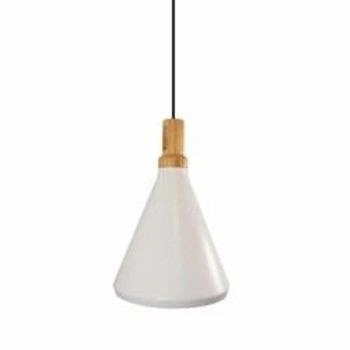 Kuchenna lampa wisząca Nordic woody ST-5097C Step biała drewno