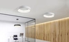 Minimalistyczna lampa sufitowa Sovana LED 50W biała do holu