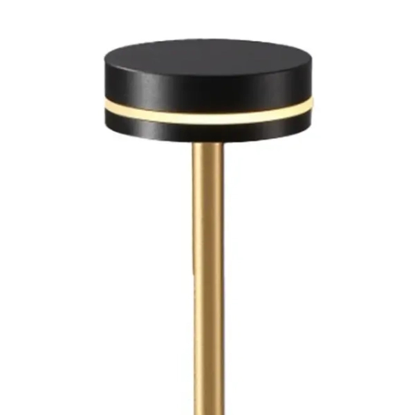 Bezprzewodowa lampa stołowa Sam ML1386 LED 5W 3000K USB-C czarny złoty