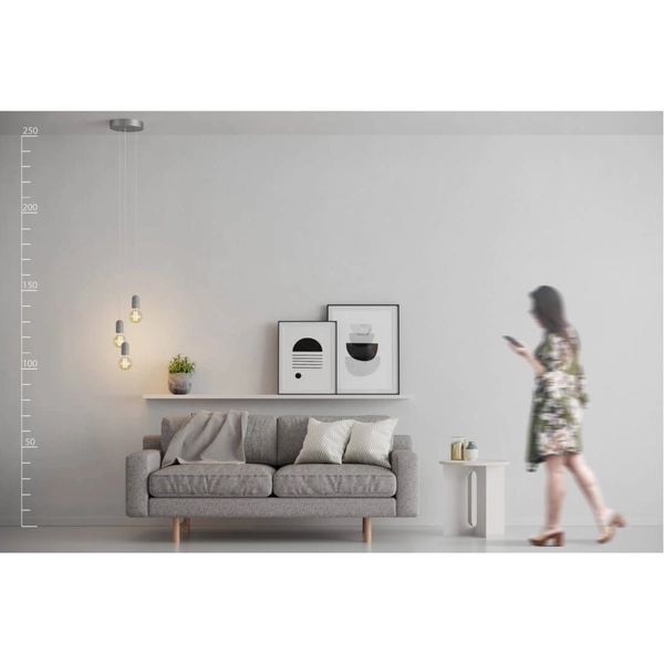 Wisząca lampa nad stół VOLTA AZ2385 Azzardo betonowa szary