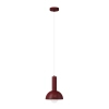 Wisząca lampa kopułowa VITRUM burgundowa 1xE27 do sypialni 41640