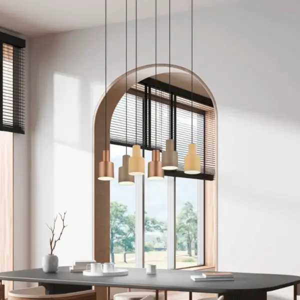 Wisząca lampa Agudo 319400141 szara tuba 1x10W E27 z regulacją