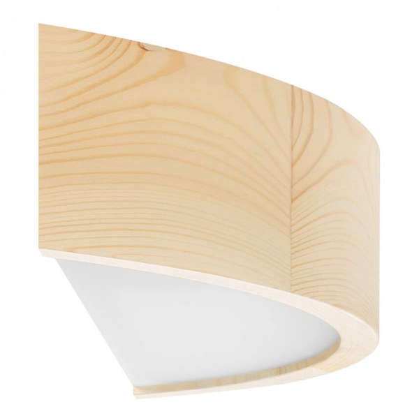 Lampa ścienna Cleo 1307623600202 Temar do salonu loft drewniana