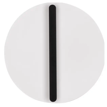 Naścienna lampa tarcza GALURCA LE45548 LED 20W 3000K metalowa czarna biała