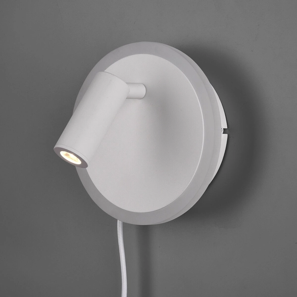 Ścienna lampa z regulacją Jordan 229210231 Trio LED 5W 3000K biała