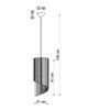 LAMPA wisząca ALEXIA SL.0640 drewniana OPRAWA ekologiczny zwis drewno