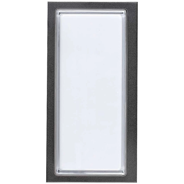 Elewacyjna LAMPA ścienna ANDORRA 8830 Rabalux prostokątna OPRAWA zewnętrzny kinkiet LED 12W 4000K outdoor IP54 czarna biała