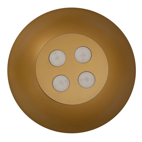 Lampa wisząca glamour Hemisphere Super 10700 Nowodvorski kopuła biała złota