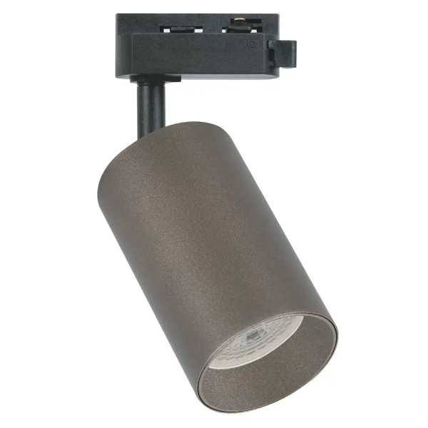 Industrialna lampa do szyn 3-obwodowych Pipe ML2335 tubka brązowy