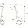 Stołowa lampka dziecięca K-BL1601 LED 6W 3000-6000K ŻYRAFA animals żółta