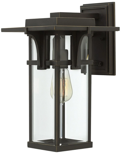 Latarnia naścienna HK-MANHATTAN2-M Hinkley elewacyjna czarna