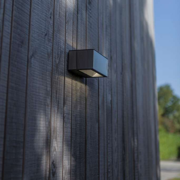 Zewnętrzna LAMPA kinkiet GEMINI 5189103118 Lutec metalowa OPRAWA ścienna LED 11W 4000K prostokątna outdoor IP54 stalowa
