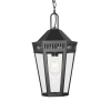 Zewnętrzna lampa wisząca Funchal P01156BK IP23 czarna