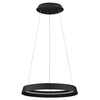 Sypialniana lampa pierścieniowa BATALLAS LE44786 LED 38W 3000K zwis czarny