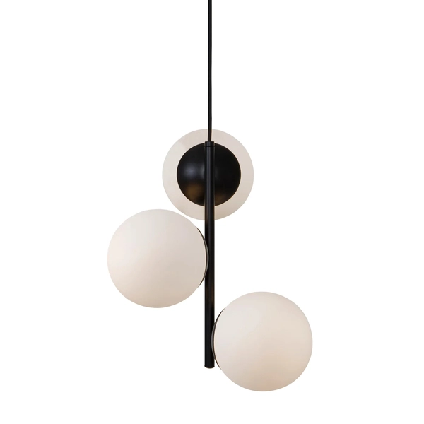 Lampa wisząca kulista Lilly 48603003 Nordlux balls kule białe czarne