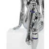 Podłogowa lampa rzeźba CYBER WOMAN MSE1501100512 LED 4W srebrna