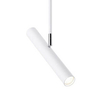 Reflektorowa LAMPA sufitowa YABU 7705 Shilo regulowana OPRAWA tuba do szynowego systemu 3-fazowego biała