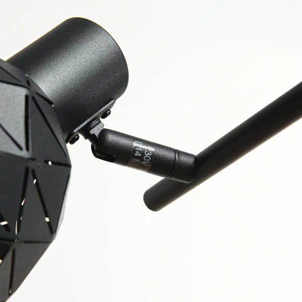 Regulowana LAMPA sufitowa REUS LP-8069/3WS BK Light Prestige metalowa OPRAWA geometryczny spot czarny