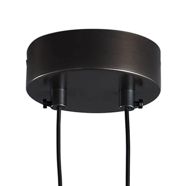 Wisząca lampa okrąg Amici ST-D7774 black LED 7W 3000K designerska czarny złoty