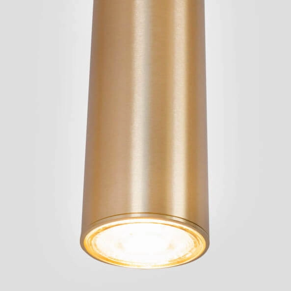 Zawieszana lampa nad stół Spoti ABR-ZLW4T-Z Abruzzo rurki złota czarna