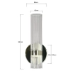 Podłużna lampa ścienna Ambiente LP-1510/1W GD LED 18W 3000-6000K tuba złota