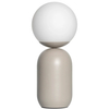 Lampa stołowa Notti 2011035010 Nordlux kula ball biała szara