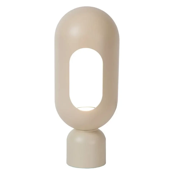 Stołowa lampka do salonu BARRIS 05549/01/41 Lucide owalna szary