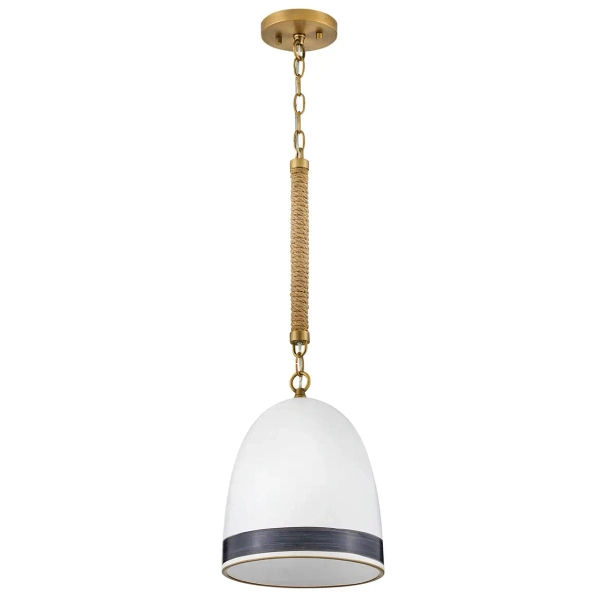 Lampa wisząca nad stół Nash HK-NASH-P-HB do jadalni mosiądz biały