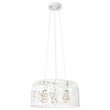 LAMPA wisząca ALESSANDRA 2163 Rabalux ażurowa OPRAWA metalowy zwis vintage biały