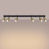 Lampa sufitowa na belce Winx SL.1388 Sollux regulowana złota czarna