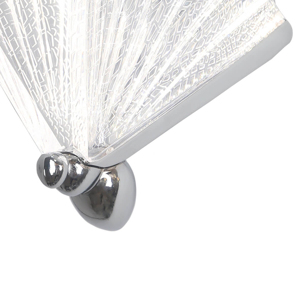 Kinkiet ścienny Mariposa LP-1715/1W CH Light Prestige LED 8W 3000-6000K motyl srebrny