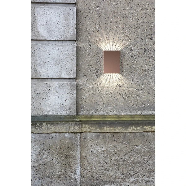 Zewnętrzny kinkiet ścienny Fold 2019051030 LED 10,4W 3000K IP54 miedziany