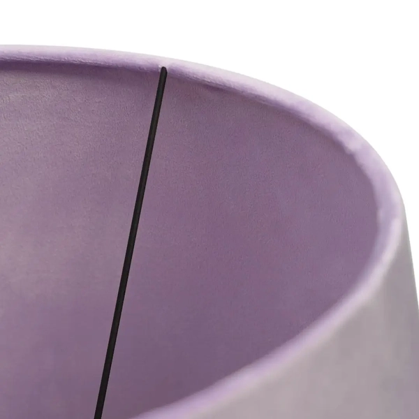 Lampka stołowa Sawa 41142116 Kaspa abażur przydymiona czarna fioletowa