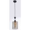 Loftowa lampa wisząca VEN W-3991/1 BK druciana czarny miodowy