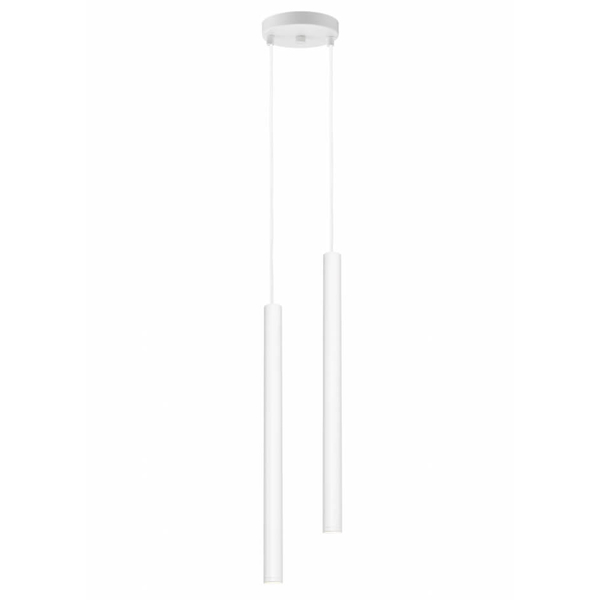 Podwójna lampa wisząca Roll 11176201 Kaspa LED 8,4W 3000K tuby białe