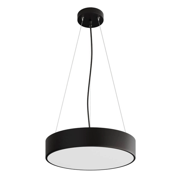 Wisząca lampa okrągła Cleo 137623690241 Team jadalniana nad stół czarna